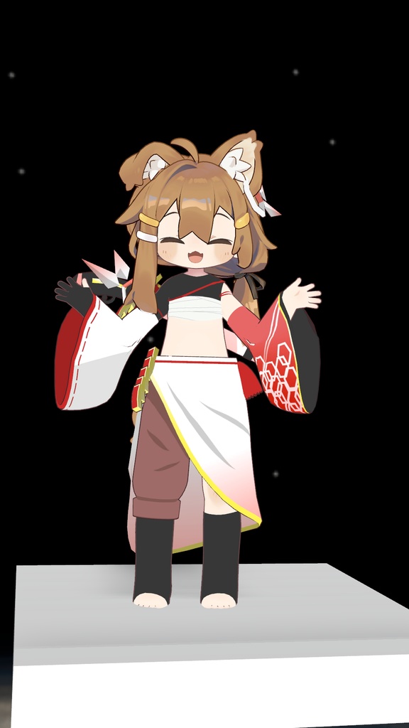 六の巫女【まめひなた対応衣装】