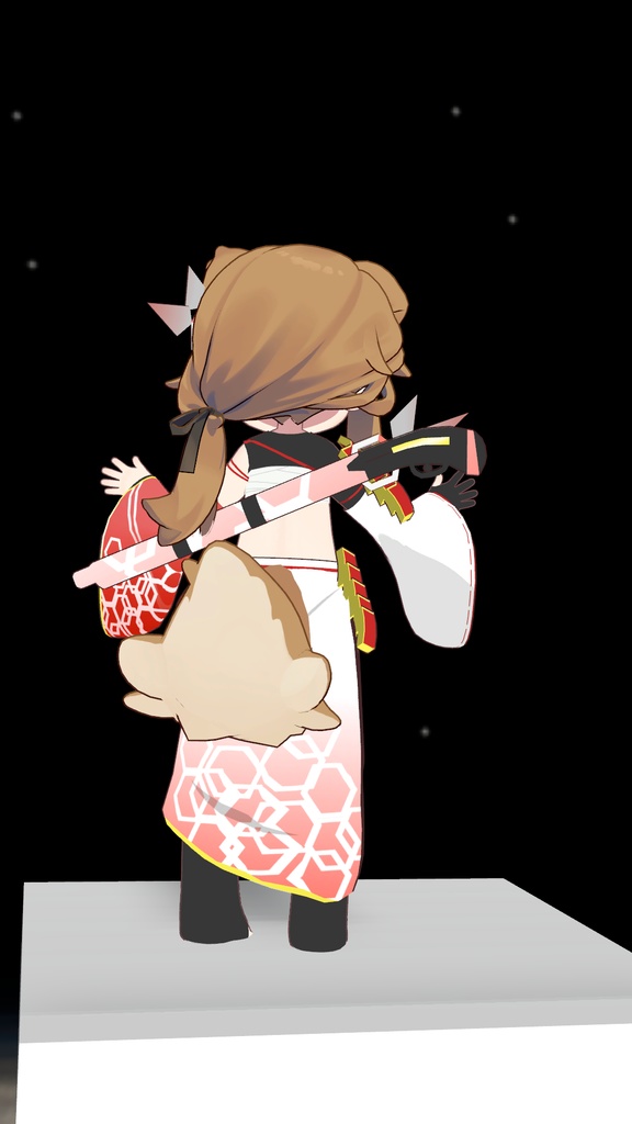 六の巫女【まめひなた対応衣装】