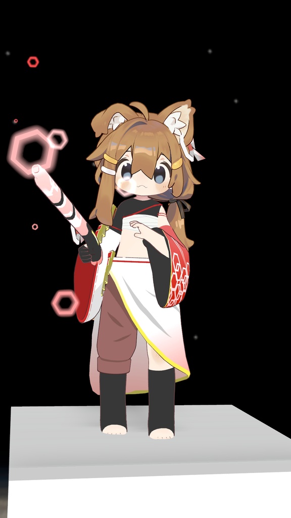 六の巫女【まめひなた対応衣装】