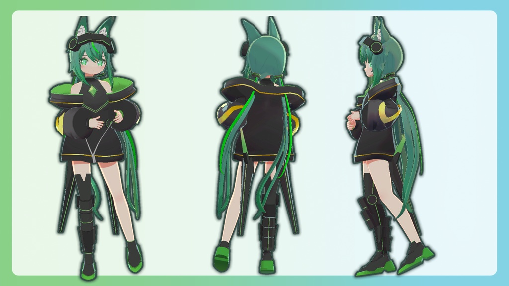 ルミネ / Lumine (V2アップデート)【VRChat向けオリジナルアバター】