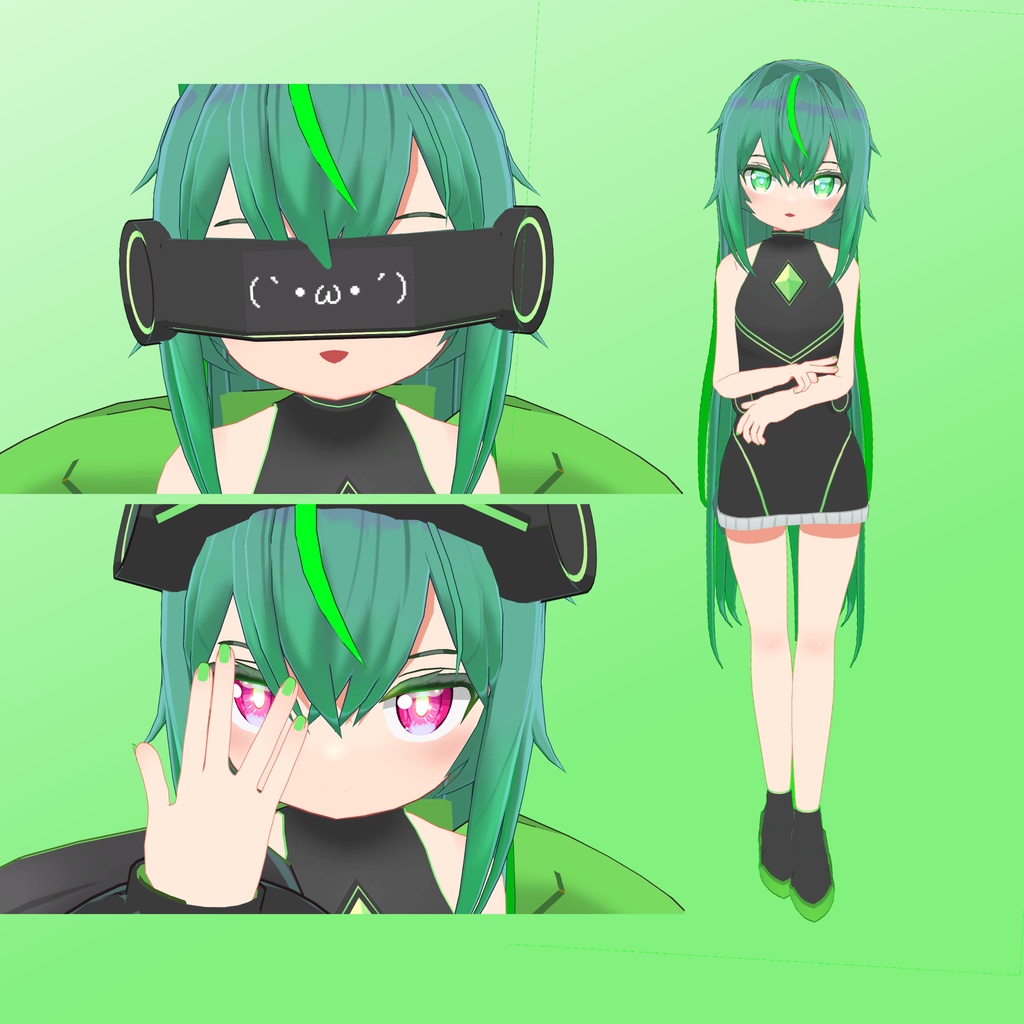 ルミネ / Lumine (V2アップデート)【VRChat向けオリジナルアバター】