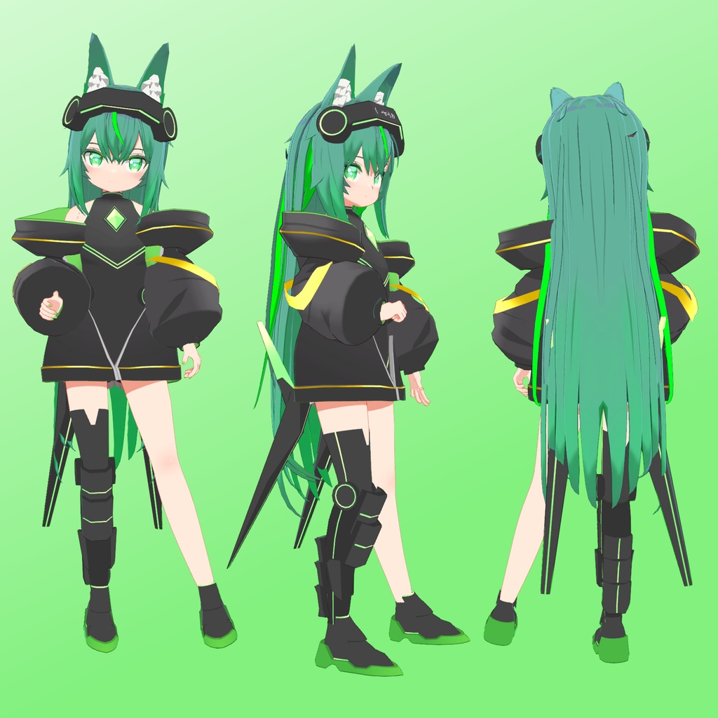 ルミネ / Lumine (V2アップデート)【VRChat向けオリジナルアバター】