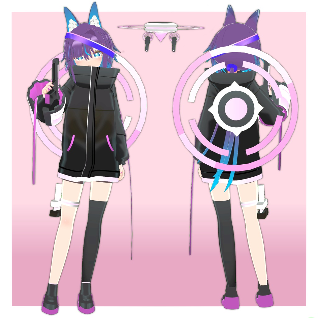 【V3アップデート】N15La / ニコラ 【VRChat向けオリジナルアバター】