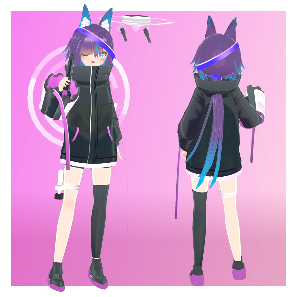 【V3アップデート】N15La / ニコラ 【VRChat向けオリジナルアバター】