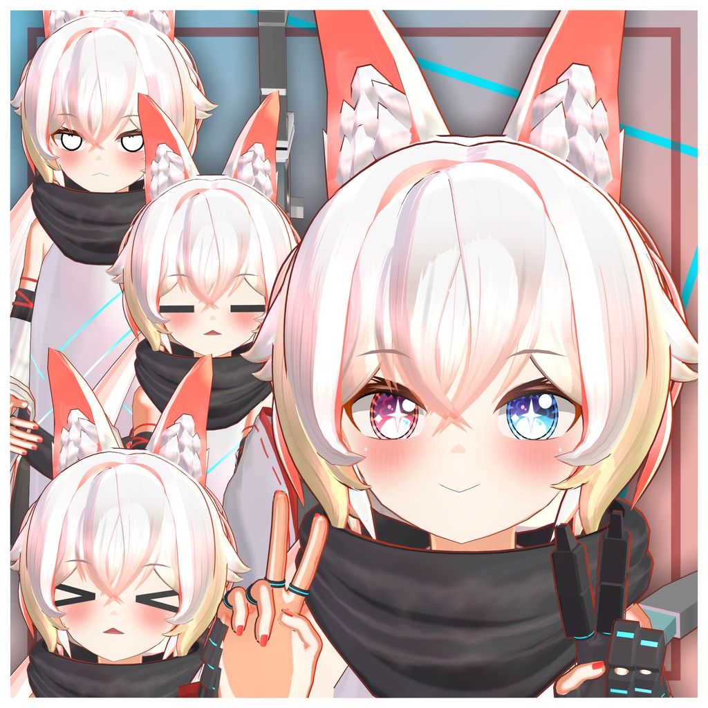 【オリジナルアバター】火納奈【VRC】