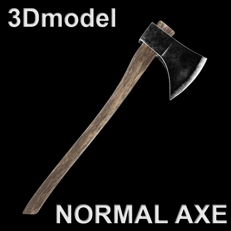 3Dmodel_Three Axe