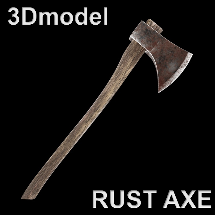 3Dmodel_Three Axe