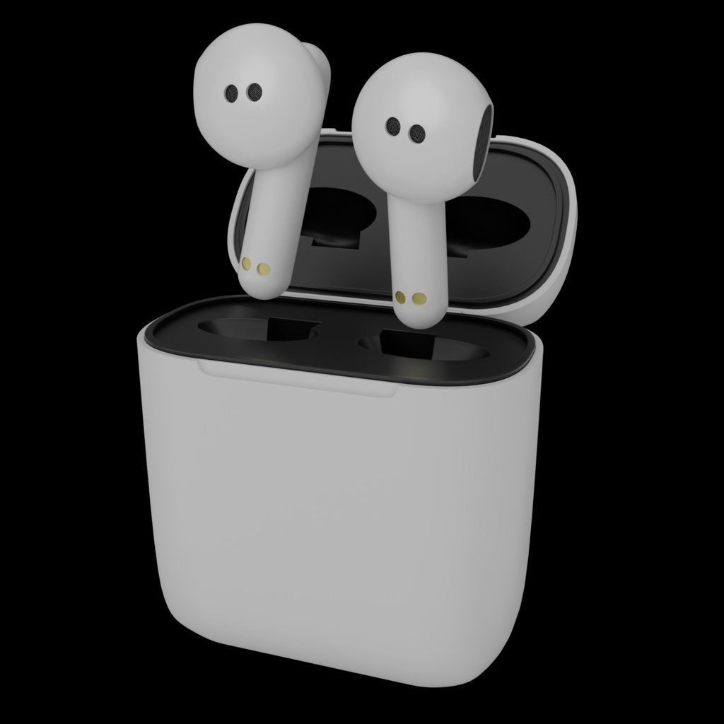 3Dmodel_Wireless Earphones