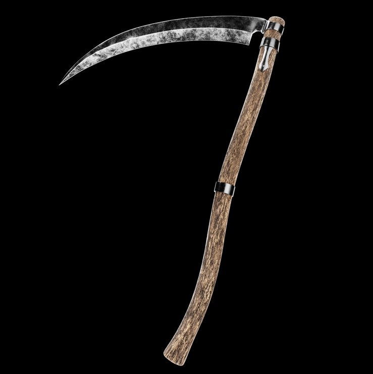 【WEAPON】3Dmodel_Western Sickle