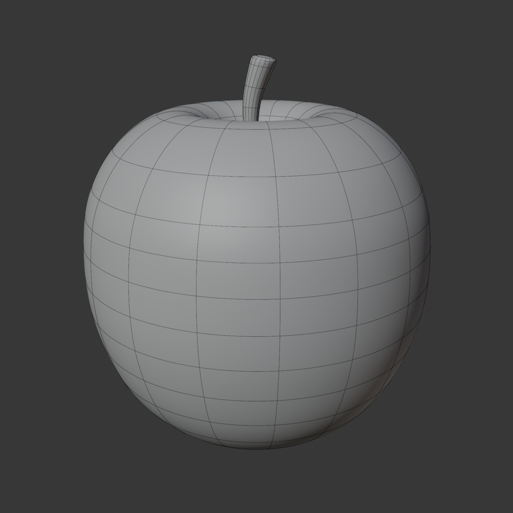 【Food】3Dmodel_Apple
