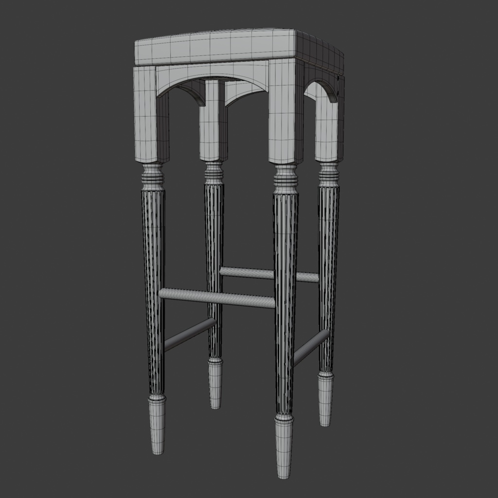 【Chair_Series】Antique_Chair1