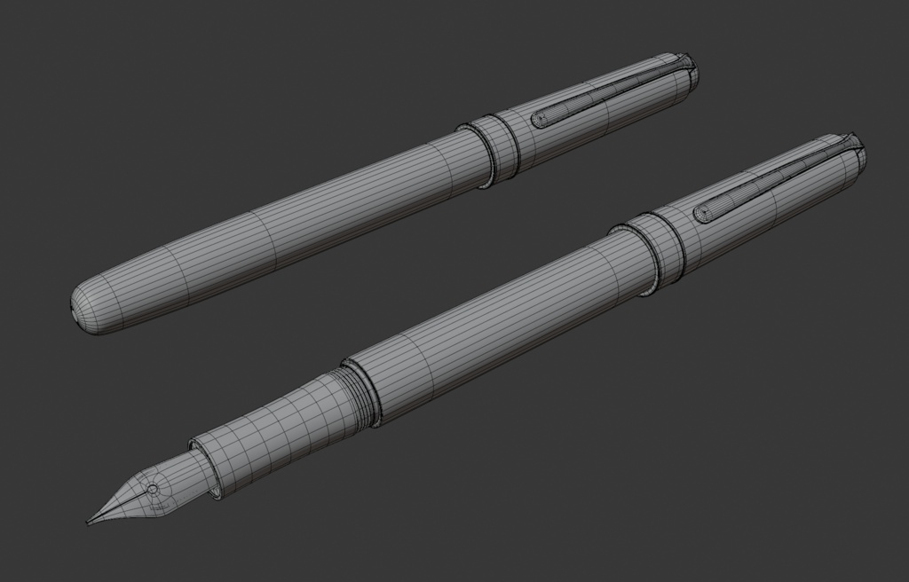 3Dmodel_Fountain Pen