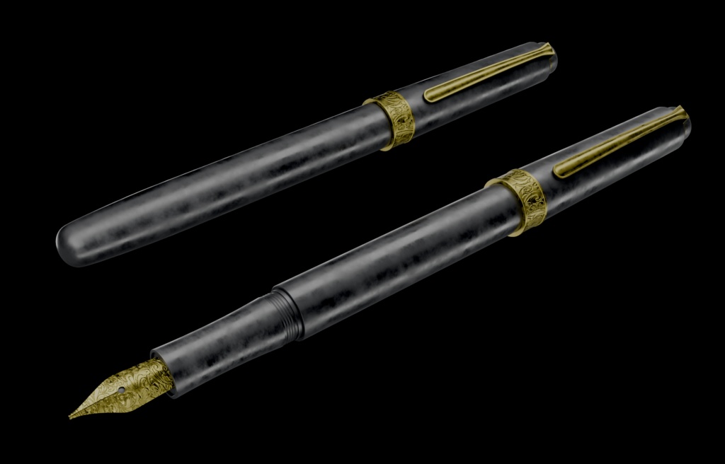 3Dmodel_Fountain Pen