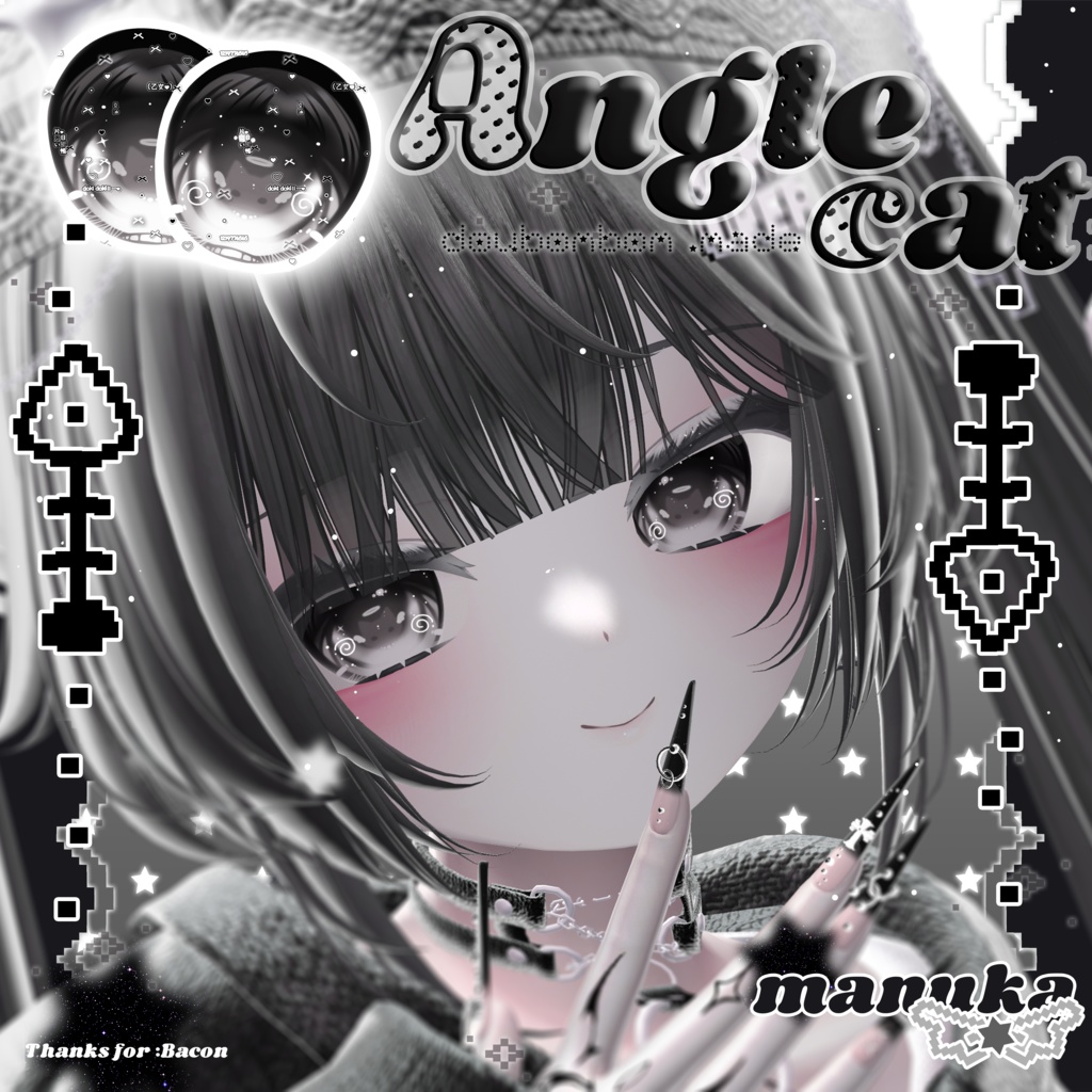 ʚɞ【11Avatar対応】Anglecat- eyes texture ʚɞ