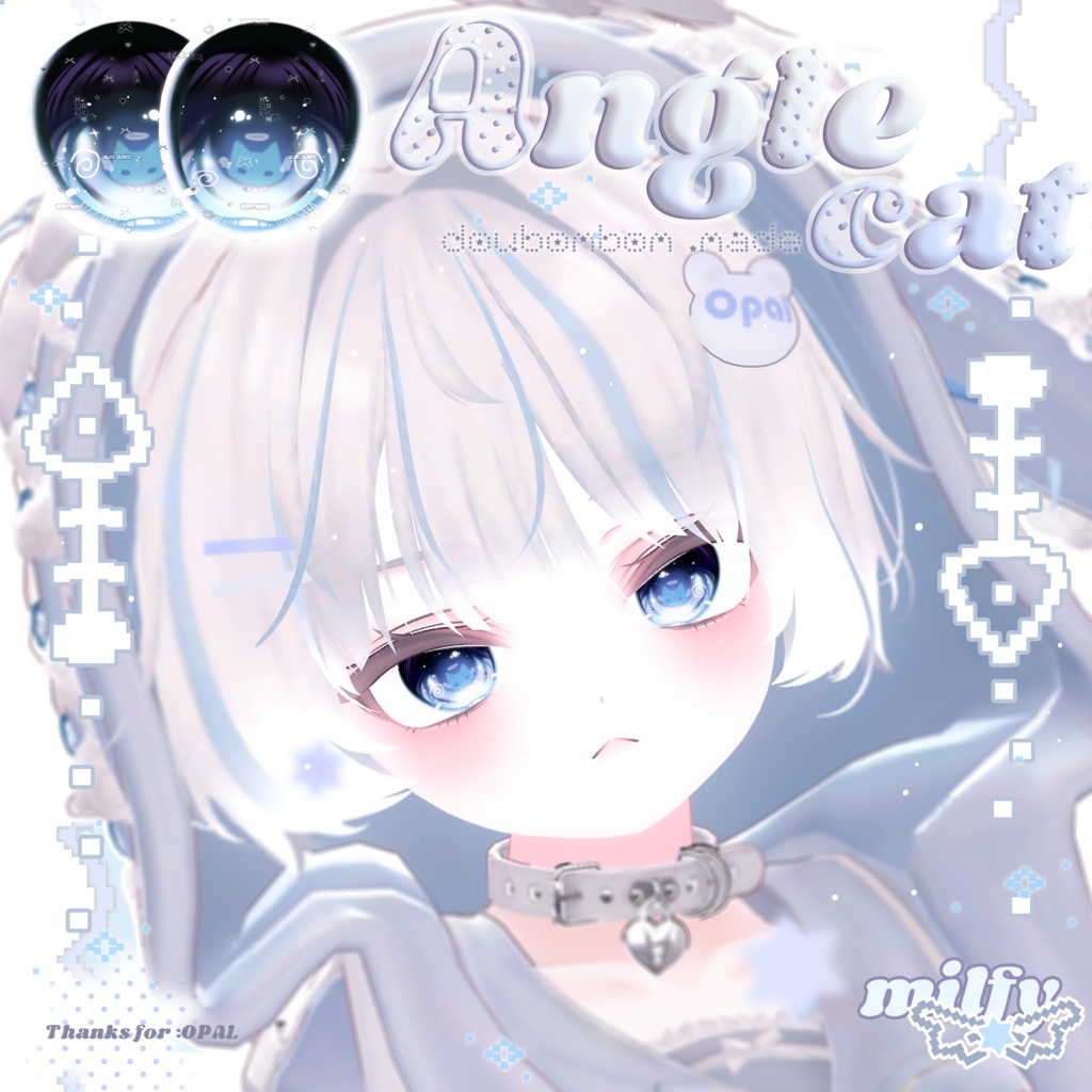 ʚɞ【11Avatar対応】Anglecat- eyes texture ʚɞ