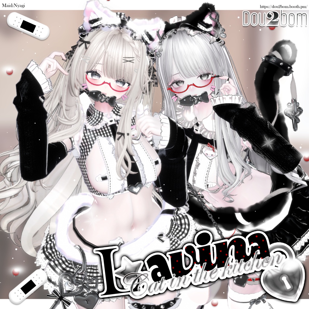 Sale中 【15アバター対応】>𐋣<🐾Ms. Lavina-Cat in the kitchen