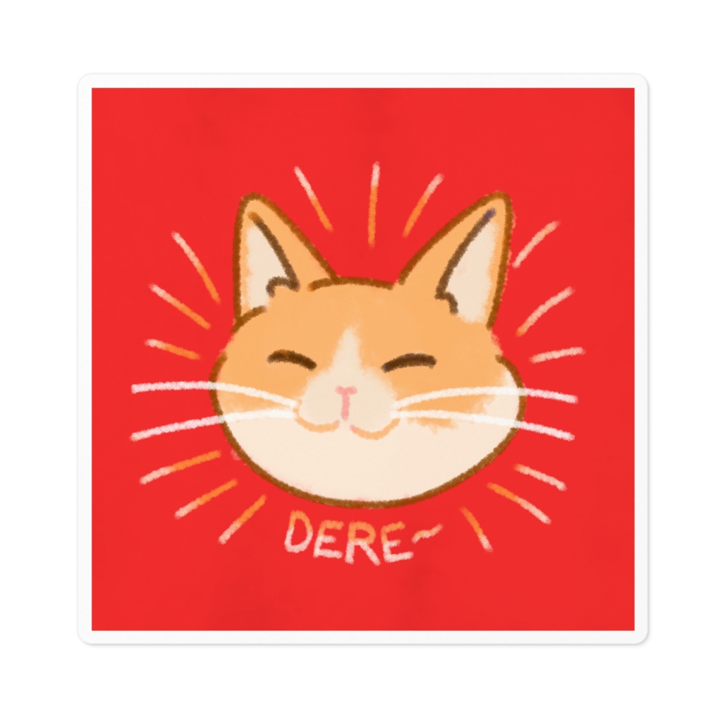 もちもち生首ネコチャンステッカー