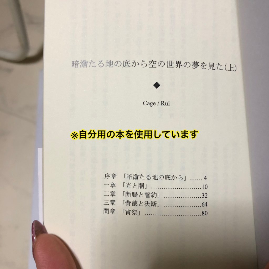 暗澹たる地の底から空の世界の夢を見た(上)