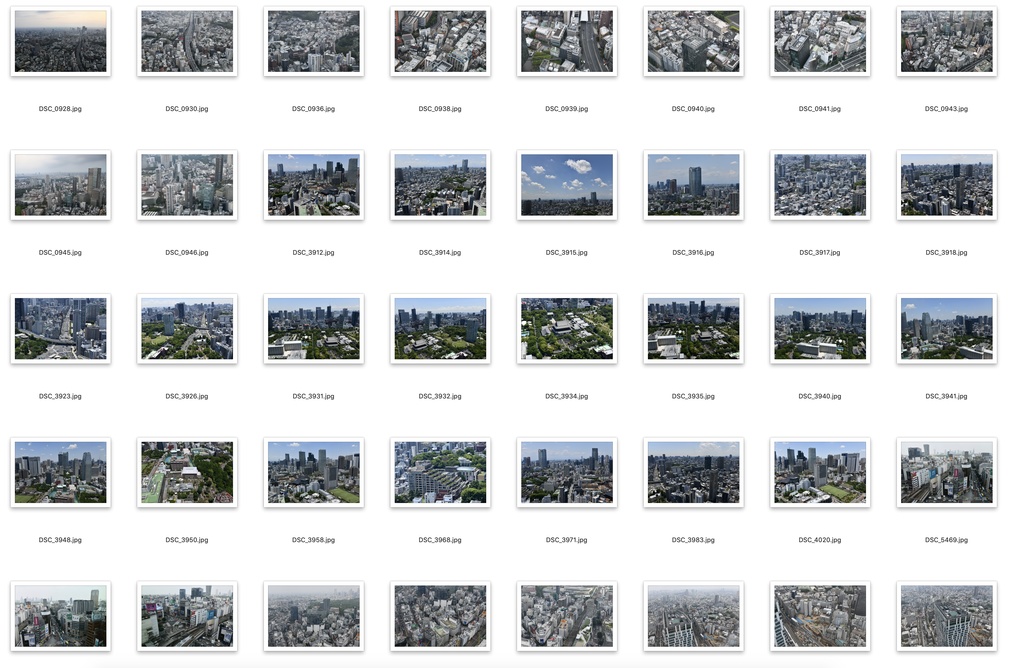 背景資料画像「街並み俯瞰」556枚!東京・横浜・名古屋・京都・大阪*トレス・加工OK【BOOTH版限定】