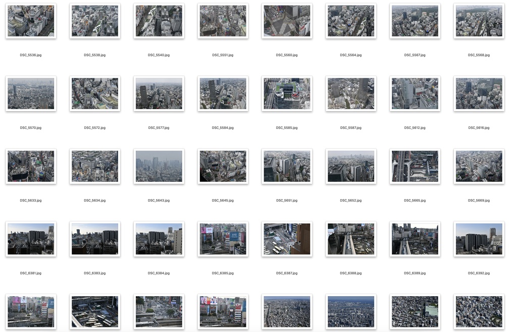 背景資料画像「街並み俯瞰」556枚!東京・横浜・名古屋・京都・大阪*トレス・加工OK【BOOTH版限定】