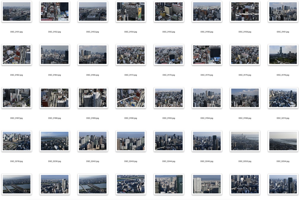 背景資料画像「街並み俯瞰」556枚!東京・横浜・名古屋・京都・大阪*トレス・加工OK【BOOTH版限定】