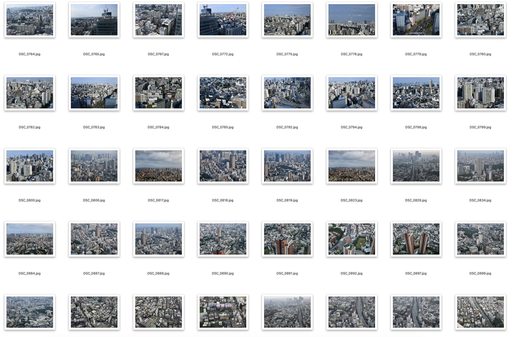 背景資料画像「街並み俯瞰」556枚!東京・横浜・名古屋・京都・大阪*トレス・加工OK【BOOTH版限定】