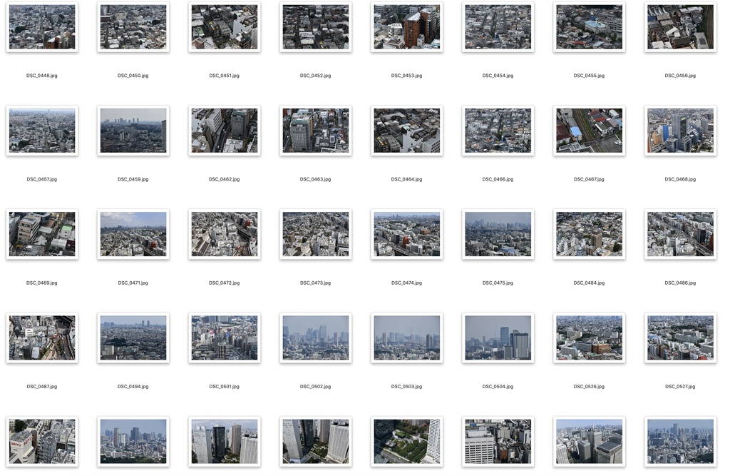 背景資料画像「街並み俯瞰」556枚!東京・横浜・名古屋・京都・大阪*トレス・加工OK【BOOTH版限定】