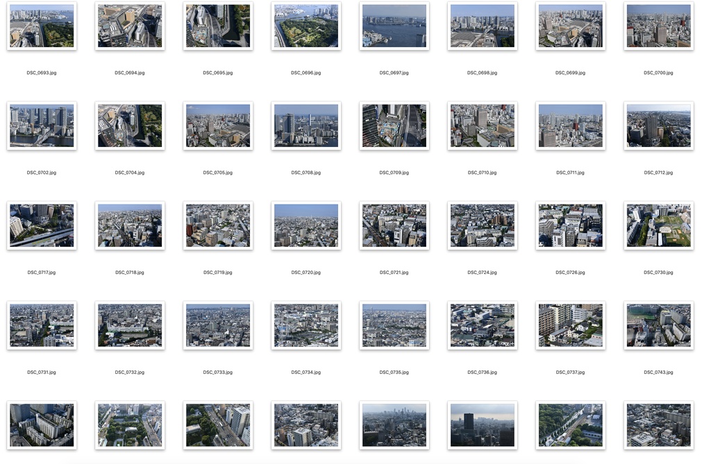 背景資料画像「街並み俯瞰」556枚!東京・横浜・名古屋・京都・大阪*トレス・加工OK【BOOTH版限定】