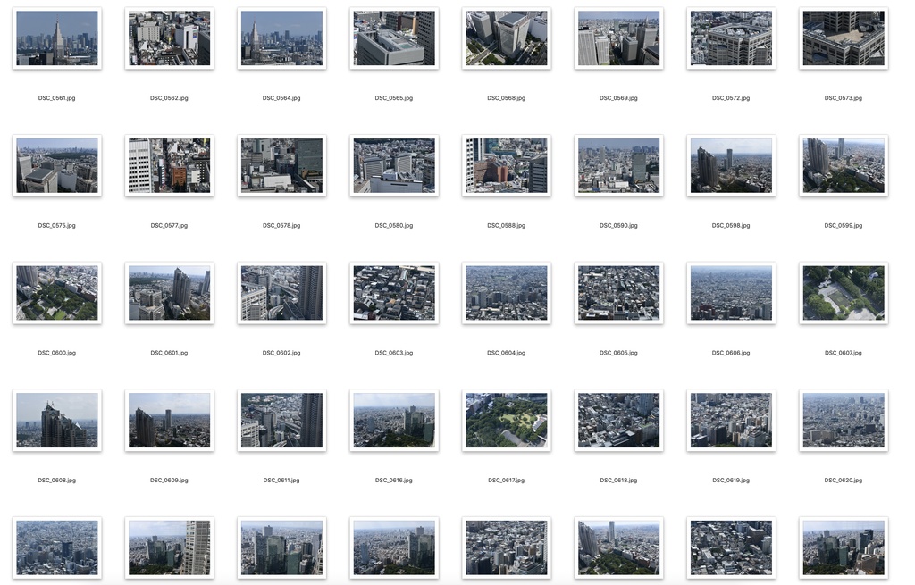 背景資料画像「街並み俯瞰」556枚!東京・横浜・名古屋・京都・大阪*トレス・加工OK【BOOTH版限定】