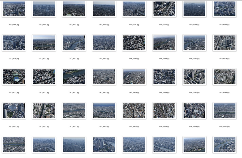 背景資料画像「街並み俯瞰」556枚!東京・横浜・名古屋・京都・大阪*トレス・加工OK【BOOTH版限定】