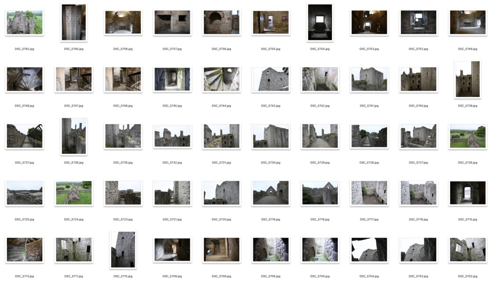 【背景資料画像】古城・廃城・修道院跡・墓地イギリス編