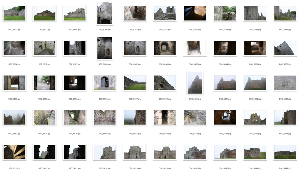 【背景資料画像】古城・廃城・修道院跡・墓地イギリス編