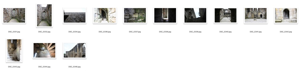 【背景資料画像】古城・廃城・修道院跡・墓地イギリス編