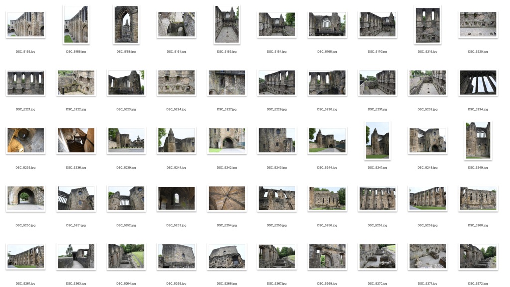 【背景資料画像】古城・廃城・修道院跡・墓地イギリス編