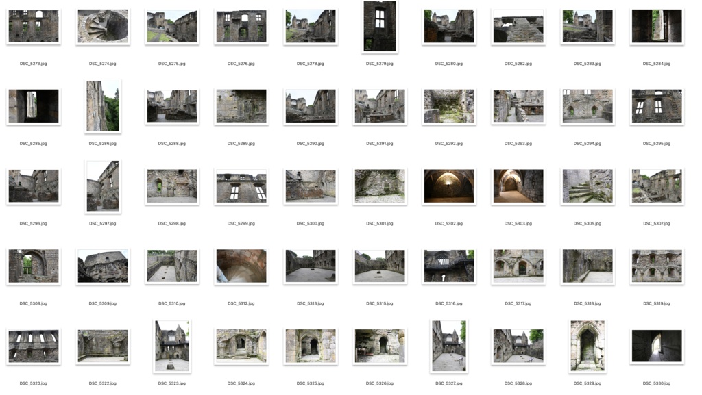 【背景資料画像】古城・廃城・修道院跡・墓地イギリス編