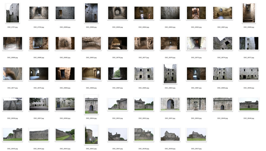 【背景資料画像】古城・廃城・修道院跡・墓地イギリス編