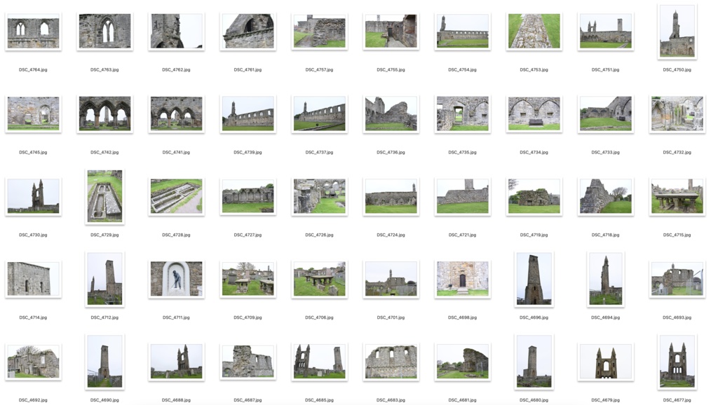 【背景資料画像】古城・廃城・修道院跡・墓地イギリス編