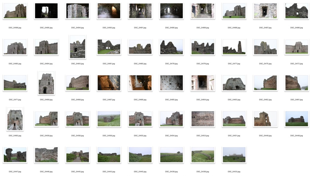 【背景資料画像】古城・廃城・修道院跡・墓地イギリス編