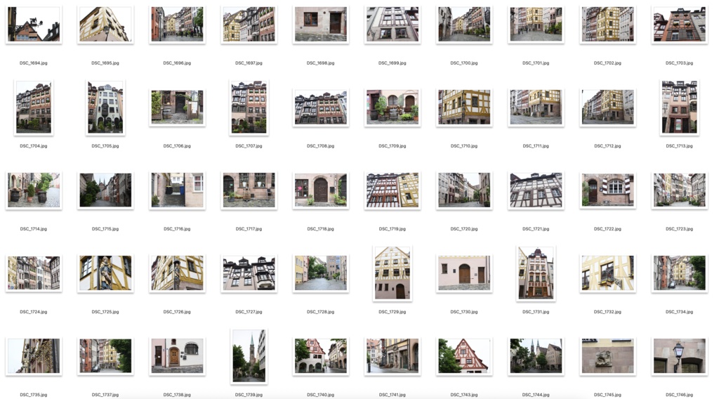 【背景資料画像】ドイツ・ニュルンベルクの街並みと教会