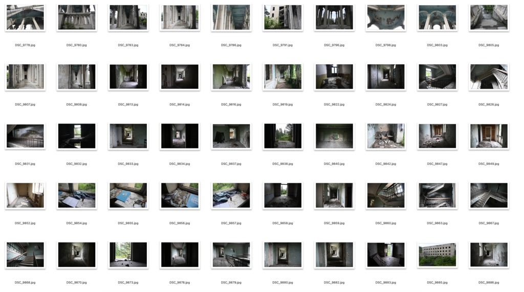 【背景資料画像】廃墟サナトリウム編