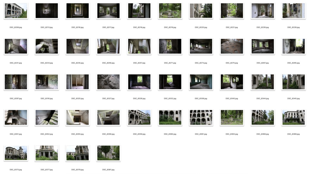 【背景資料画像】廃墟サナトリウム編