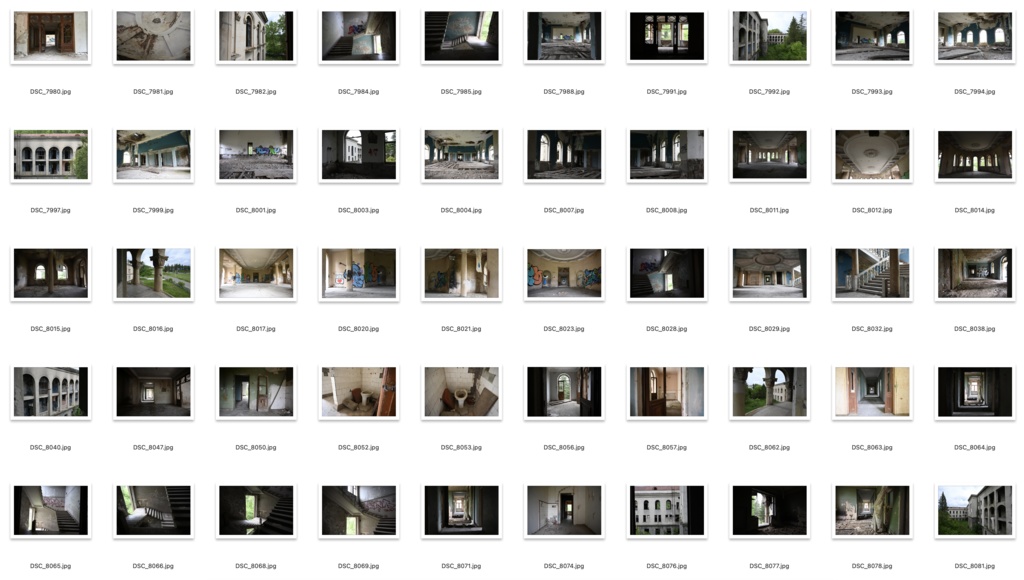 【背景資料画像】廃墟サナトリウム編