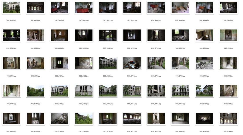 【背景資料画像】廃墟サナトリウム編