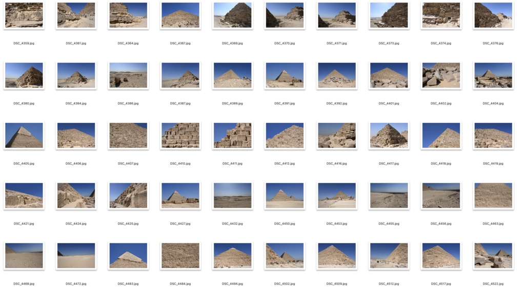 【背景資料画像】エジプトのピラミッド・砂漠・ラクダ市場