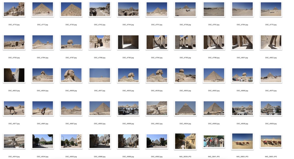 【背景資料画像】エジプトのピラミッド・砂漠・ラクダ市場