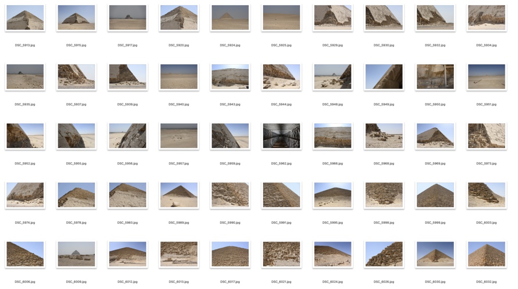 【背景資料画像】エジプトのピラミッド・砂漠・ラクダ市場