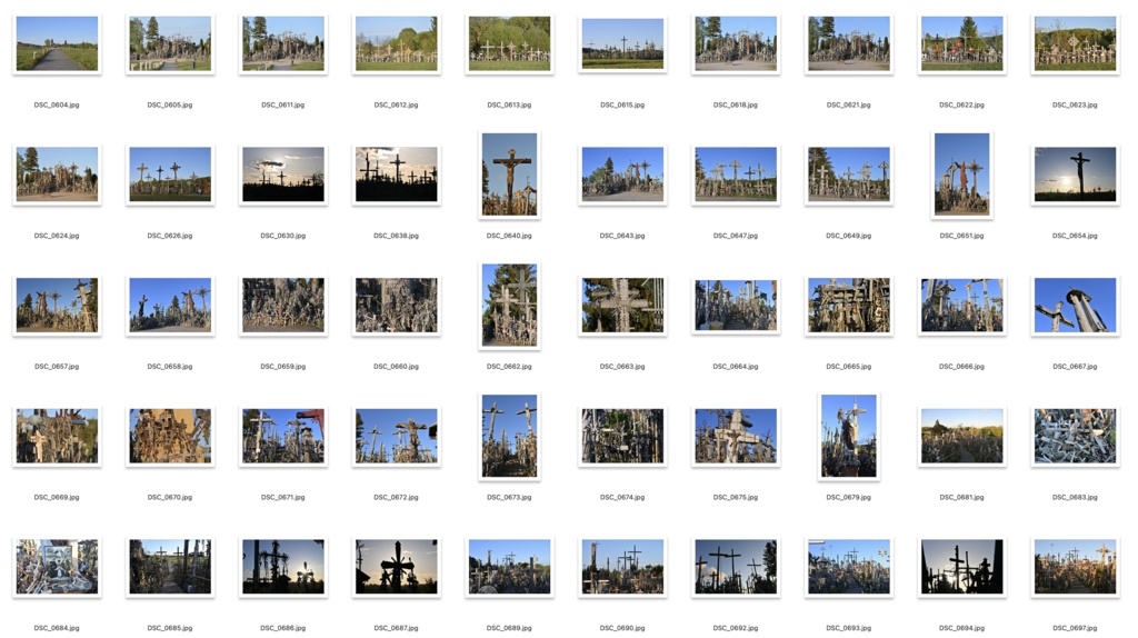 【背景資料画像】教会・十字架の丘:バルト3国リトアニア編【BOOTH版限定】