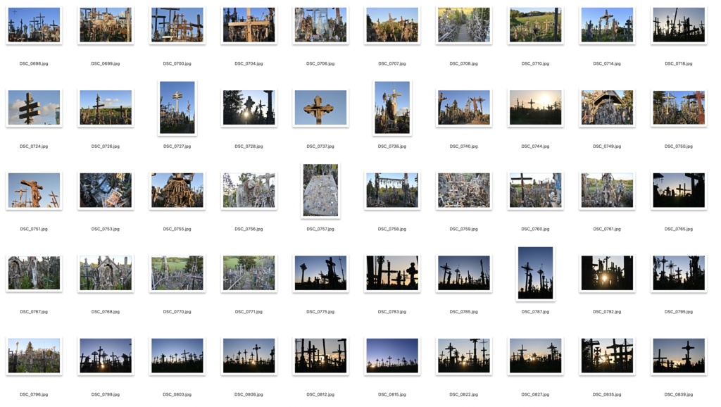 【背景資料画像】教会・十字架の丘:バルト3国リトアニア編【BOOTH版限定】