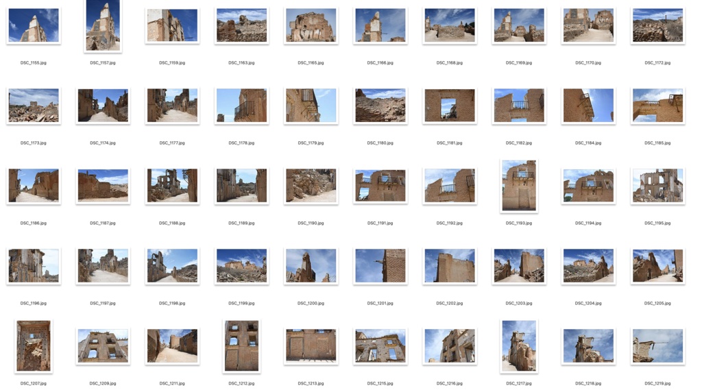 【背景資料画像】戦争廃墟ベルチテ:スペイン1