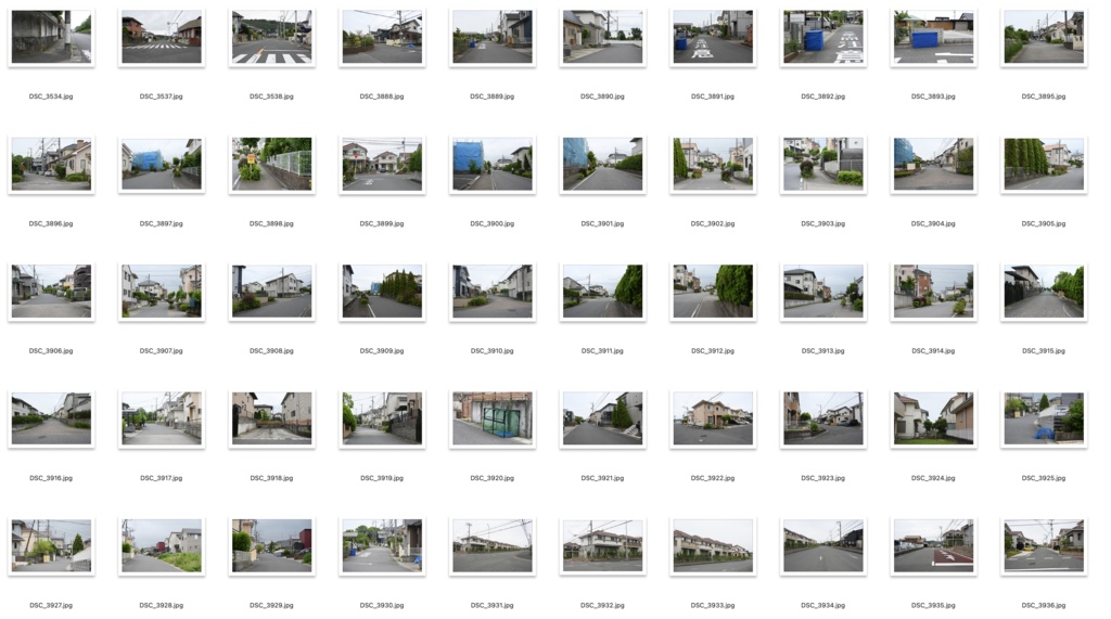 【背景資料画像】住宅街2